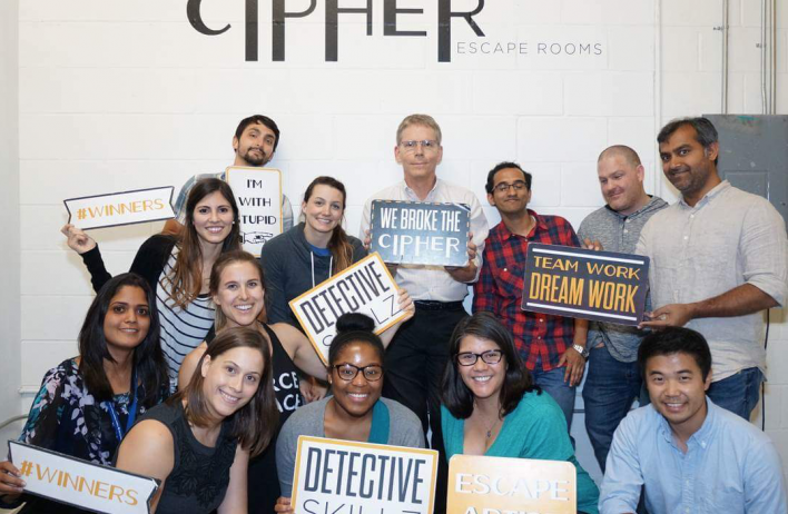 We escaped with less than one minute remaining. Team work did the trick.