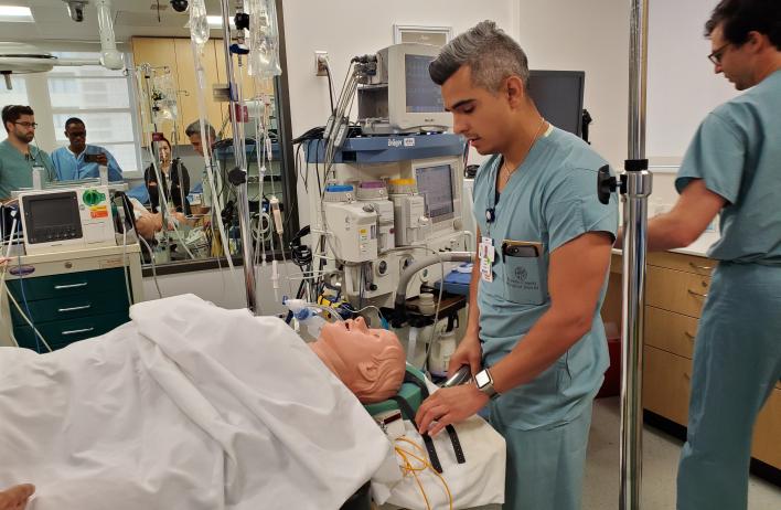 Preparing for emergency situations in the BCM sim lab