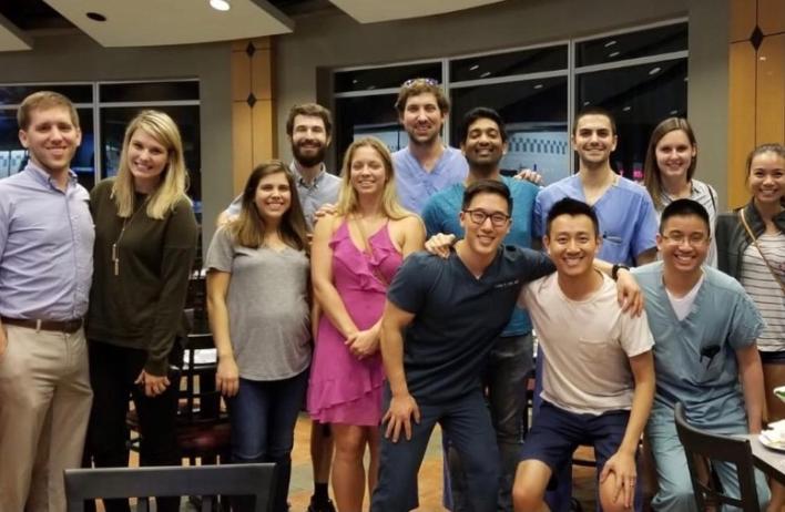 Current R3s and spouses found time to gather together as R2s during a busy year.