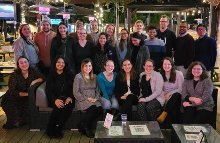 Residents welcome the Class of 2025 at the Chiefs’ Welcome Party.