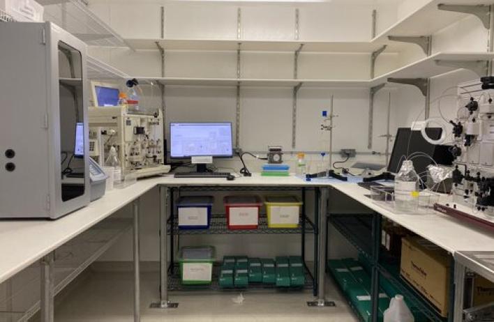 Interior workspace of the Pillon Lab.