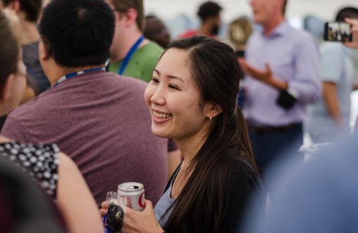Lab attendees at the RNA Day Social