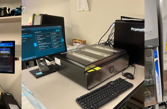 Photo of the Chen Lab equipment.