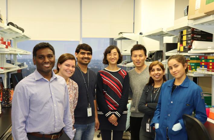Kommagani lab group photo