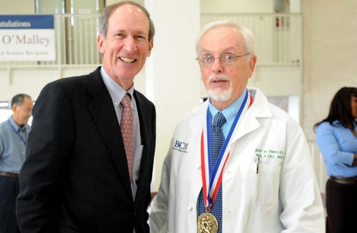 Drs. O'Malley and Shapiro at the National Medal of Science Reception.
