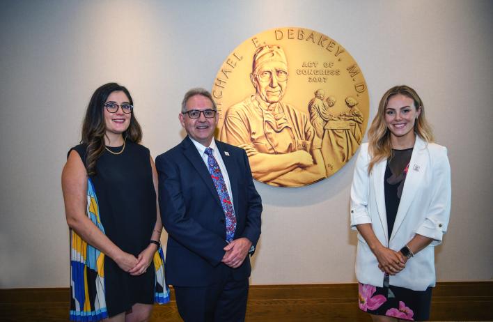 Christine Eriks, Dr. Rolando Rumbaut, and Eva Plezia (left to right) at the CTRID 10th Anniversary Symposium.