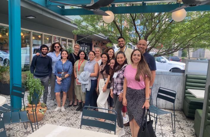 O'Connor Lab at lunch