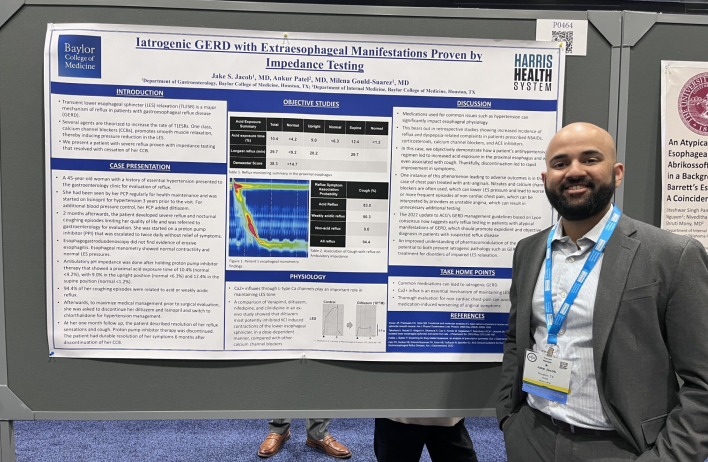 Poster Presentation from BCM GI Fellow, Jake Jacob