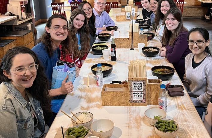 Andrew's lab lunch farewell