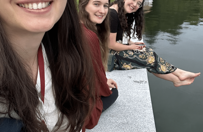 Rong-Chi, Janel and Sara at the Eukaryotic mRNA Processing Cold Spring Harbor meeting