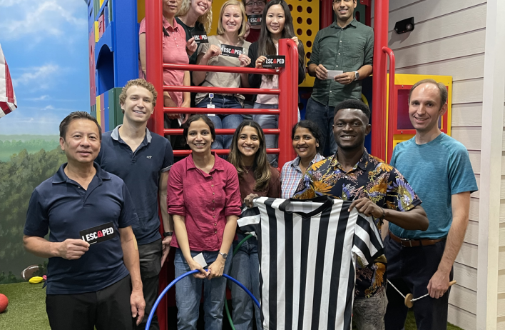 Escape room with the Fazal Lab, August 2022