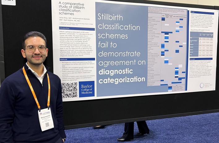 Dr. Maktabi presenting at SMFM 2025