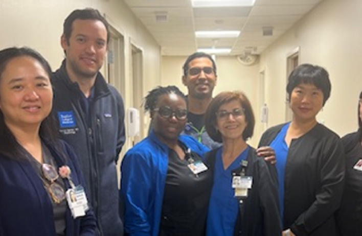 small group of people smiling