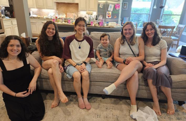 Farewell party for Audra and Karen