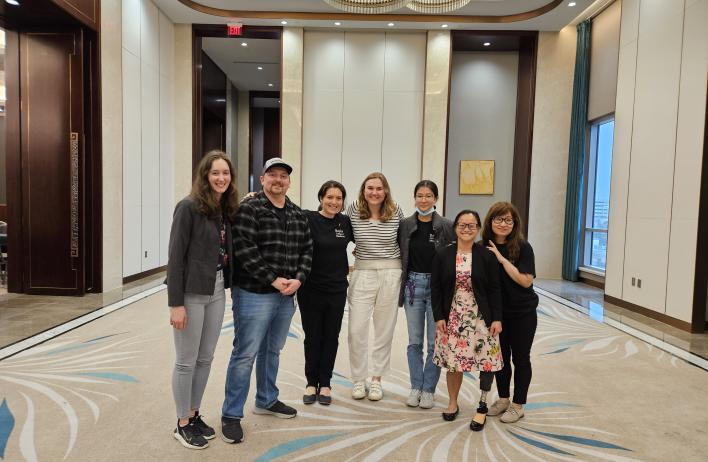 Lab members at the 2025 Breast Cancer Education Program and Retreat