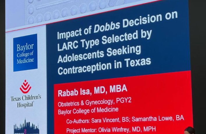 Dr. Rabab Isa presents her research at RRD 2026.