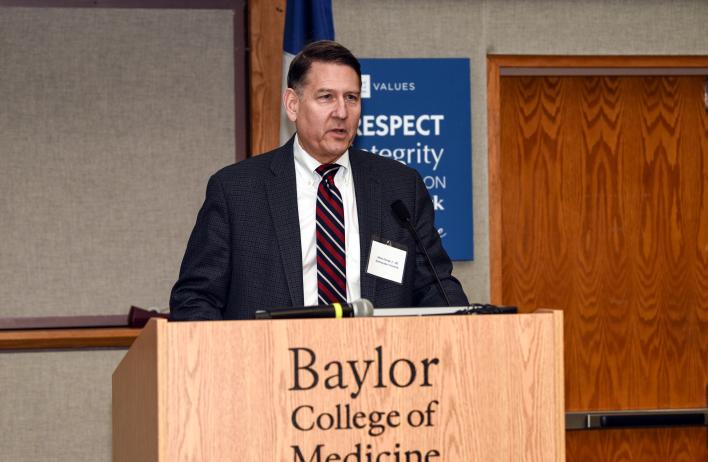 Dr. Alfred L. George, Jr. speaking at the 13th Annual CVRI Symposium