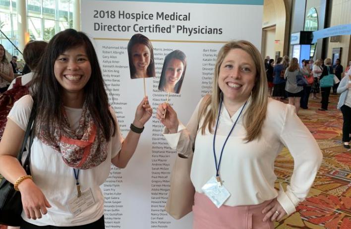 PACT Fellows Marina Ma and Alana Carpenter expanding their Palliative Care knowledge at the annual AAHPM Meeting in Orlando, FL