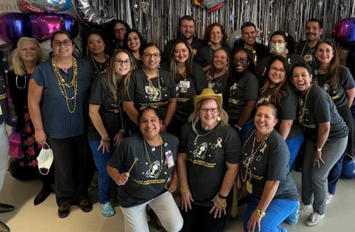 Childhood Cancer Awareness Month Group Photo