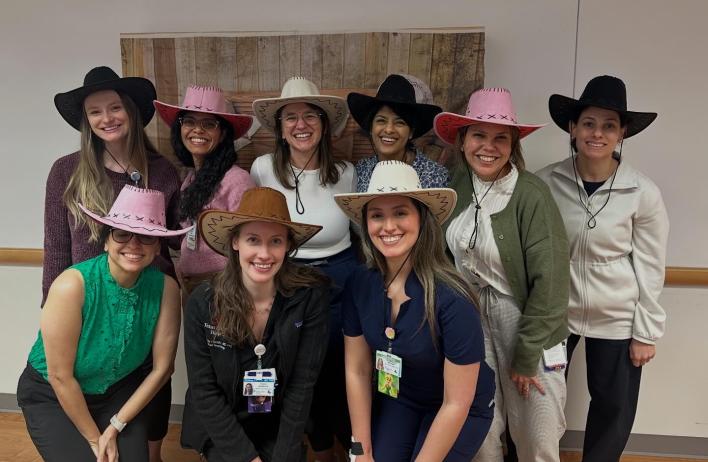 Resident group cowboy hat photo