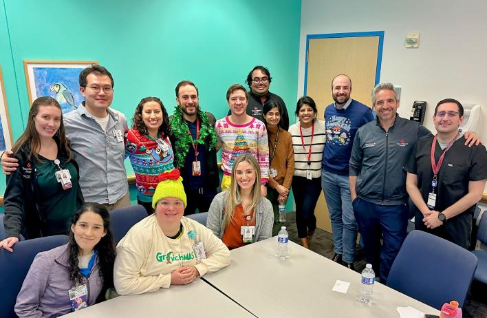 Residents holiday group photo