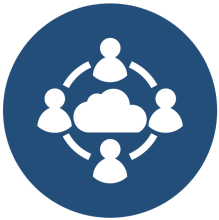 Virtual Collaboration Icon