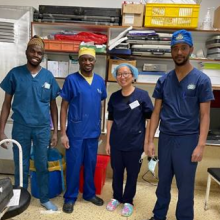 Dr. Mimi Tan on a mission trip to Kenya.