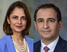 Photo of Drs. Fasiha Kanwal and Hashem El-Serag