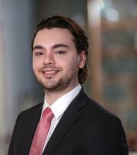 man smiling for headshot