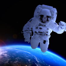 Astronaut in space