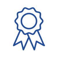 Icon of an award badge