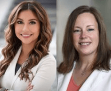 side by side headshots of two professional women