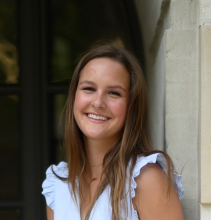woman smiling outdoors