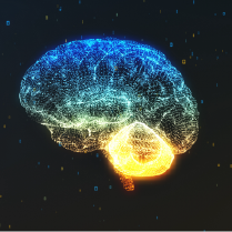 colorful brain graphic