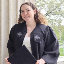 woman smiling outdoors