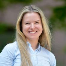 photo of a woman standing outside