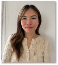 woman with long highlighted hair smiling