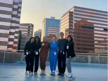pediatrics categorical residents on rooftop