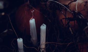 Halloween candle