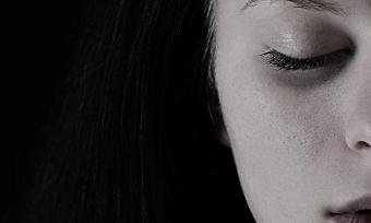Close up of woman's skin
