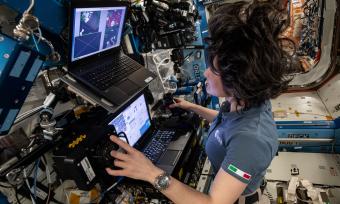 Astronaut in space