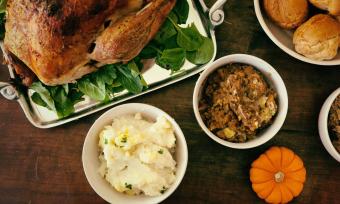 Thanksgiving food