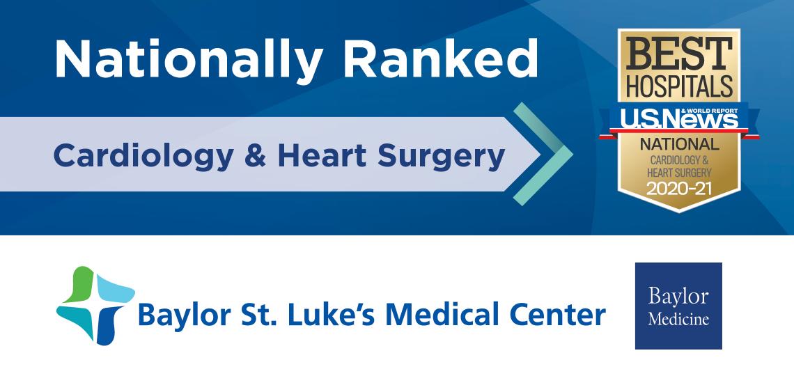 Nationally Ranked USNWR Cardiology and Heart Surgery