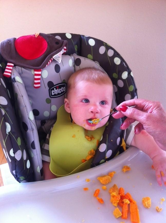 Parent feeding Child