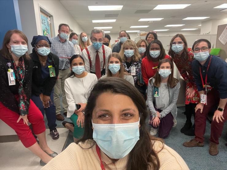 The BCM-TMC LEAH program team lead by Dr. Albert C. Hergenroeder (center)