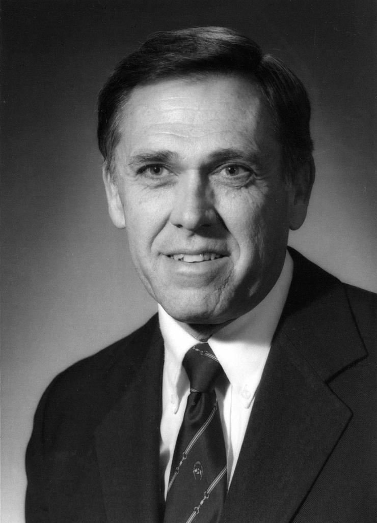 Bobby R. Alford as vice president and dean for academic and clinical affairs. 1984.