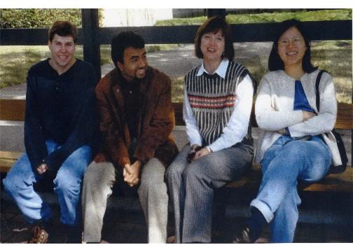 Left to Right: Rick Deibler, Mathew Joseph, Lynn Zechiedrich, Shirley Yang
