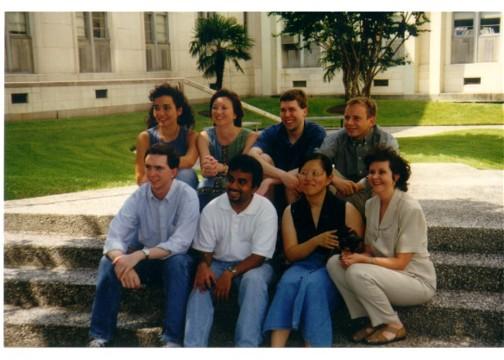 Front, Left to Right: Paul Sykes, Mathew Joseph, Shirley Yang, Merry Maynard | Back, Left to Right: Sonia Rahmati-Clayton, Lynn Zechiedrich, Rick Deibler, Jason Felton