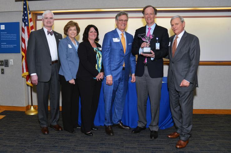 William G. Kaelin, Jr., M.D. spoke at the 2018 Helis Lecture Series on "New Treatments for Anemia, Ischemia, and Cancer Emerging from Studies of the von Hippel-Lindau Tumor Suppressor Protein".