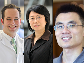 Dr. Christian Schaaf, Dr. Yaping Yang and Dr. Xia Wang.